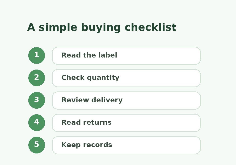 Step-by-step hemp gummies buying checklist